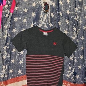 EUC DC Black and Red Short Sleeve Tee